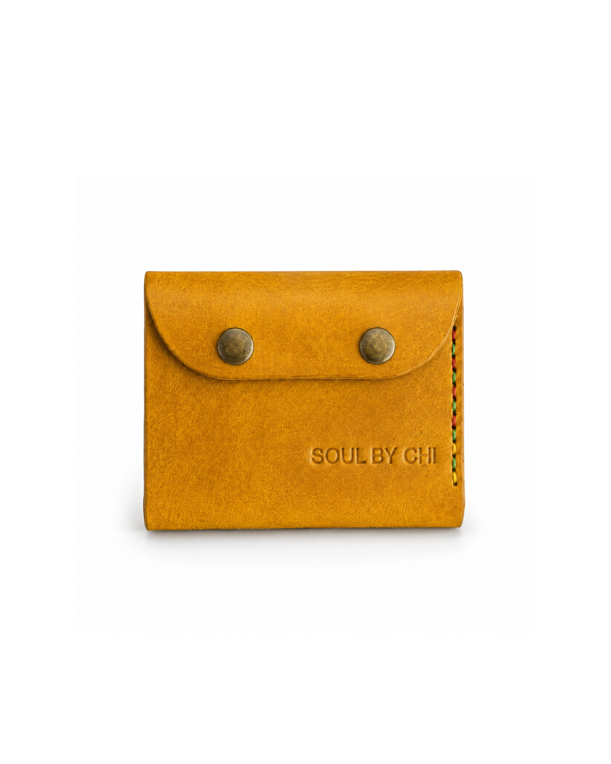 Coco çift düğme cüzdan — sarı | Renk: Sarı